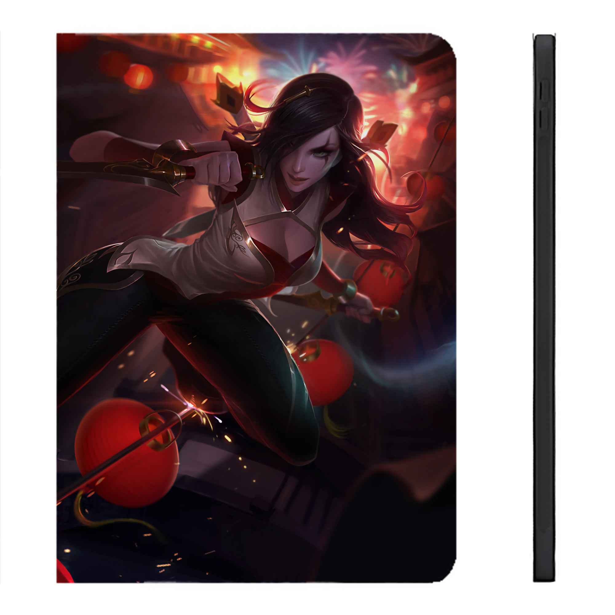 （画像用） リーグ・オブ・レジェンド League of Legends LOL IPadケース ペンホルダー付き ブックスタイルデザイン